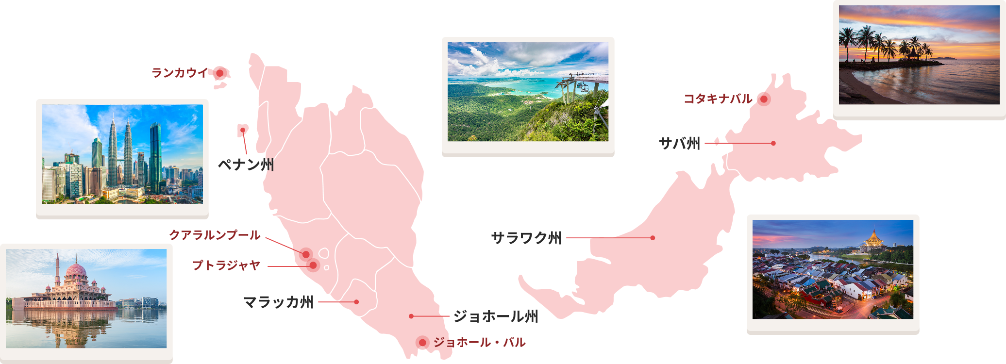 マレーシアの観光スポット